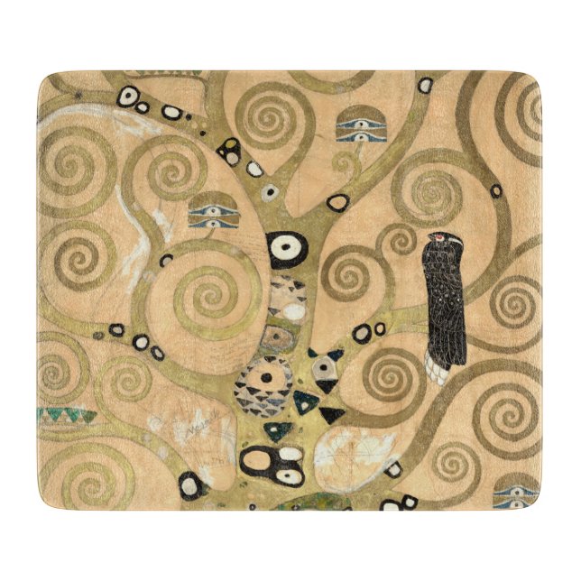 Gustav Klimt - The Tree of Life, Stoclet Frieze Cutting Board (Front)