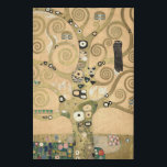 Gustav Klimt - The Tree of Life, Stoclet Frieze Faux Canvas Print<br><div class="desc">The Tree of Life,  Stoclet Frieze,  central part of left panel - Gustav Klimt,  Cardboard,  1909</div>