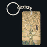 Gustav Klimt - The Tree of Life, Stoclet Frieze Key Ring<br><div class="desc">The Tree of Life,  Stoclet Frieze,  central part of left panel - Gustav Klimt,  Cardboard,  1909</div>