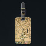 Gustav Klimt - The Tree of Life, Stoclet Frieze Luggage Tag<br><div class="desc">The Tree of Life,  Stoclet Frieze,  central part of left panel - Gustav Klimt,  Cardboard,  1909</div>