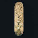 Gustav Klimt - The Tree of Life, Stoclet Frieze Skateboard<br><div class="desc">The Tree of Life,  Stoclet Frieze,  central part of left panel - Gustav Klimt,  Cardboard,  1909</div>