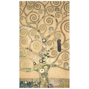 Gustav Klimt - The Tree of Life, Stoclet Frieze Tablecloth