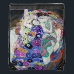 Gustav Klimt - The Virgin Drawstring Bag<br><div class="desc">The Virgin / The Maiden - Gustav Klimt,  Oil on Canvas,  1913</div>