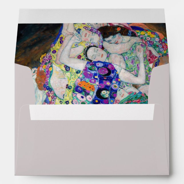 Gustav Klimt - The Virgin Envelope (Back (Bottom))
