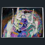 Gustav Klimt - The Virgin Large Gift Bag<br><div class="desc">The Virgin / The Maiden - Gustav Klimt,  Oil on Canvas,  1913</div>