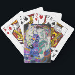 Gustav Klimt - The Virgin Playing Cards<br><div class="desc">The Virgin / The Maiden - Gustav Klimt,  Oil on Canvas,  1913</div>