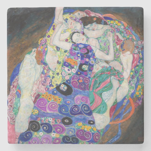 Gustav Klimt - The Virgin Stone Coaster (Front)