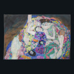Gustav Klimt - The Virgin Tea Towel<br><div class="desc">The Virgin / The Maiden - Gustav Klimt,  Oil on Canvas,  1913</div>