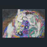 Gustav Klimt - The Virgin Tea Towel<br><div class="desc">The Virgin / The Maiden - Gustav Klimt,  Oil on Canvas,  1913</div>
