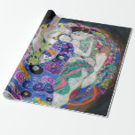 Gustav Klimt - The Virgin Wrapping Paper<br><div class="desc">The Virgin / The Maiden - Gustav Klimt,  Oil on Canvas,  1913</div>