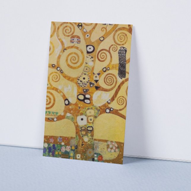 Gustav Klimt Tree of Life Art Nouveau  Business Card (Creator Uploaded)