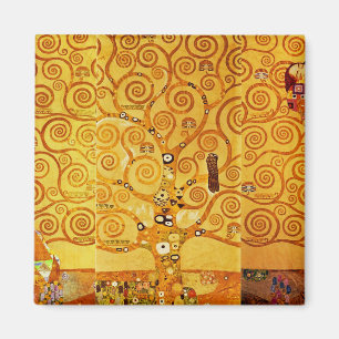 Gustav Klimt Tree of Life Art Nouveau Magnet