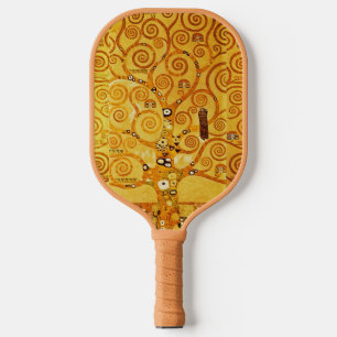 Gustav Klimt Tree of Life Art Nouveau Pickleball Paddle