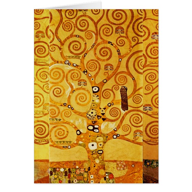 Gustav Klimt Tree of Life: Art Nouveau Symbolist (Front)