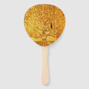 Gustav Klimt Tree of Life: Art Nouveau Symbolist Hand Fan