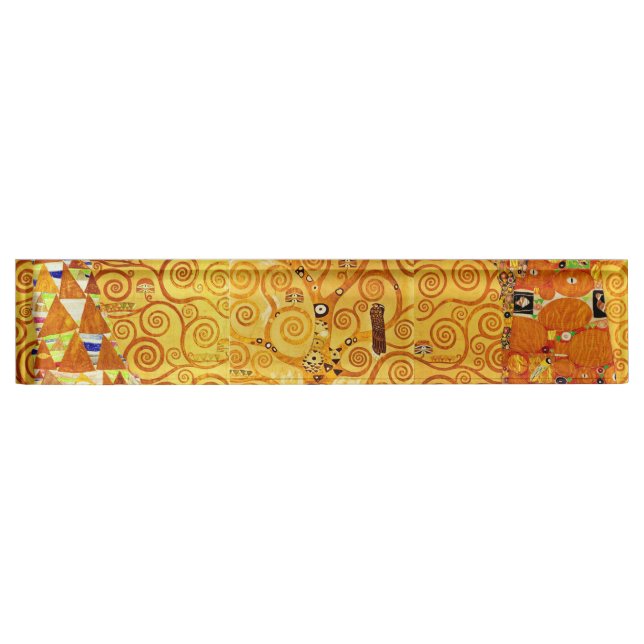 Gustav Klimt Tree of Life: Art Nouveau Symbolist Nameplate (Front)