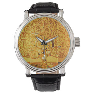 Gustav Klimt Tree of Life: Art Nouveau Symbolist Watch