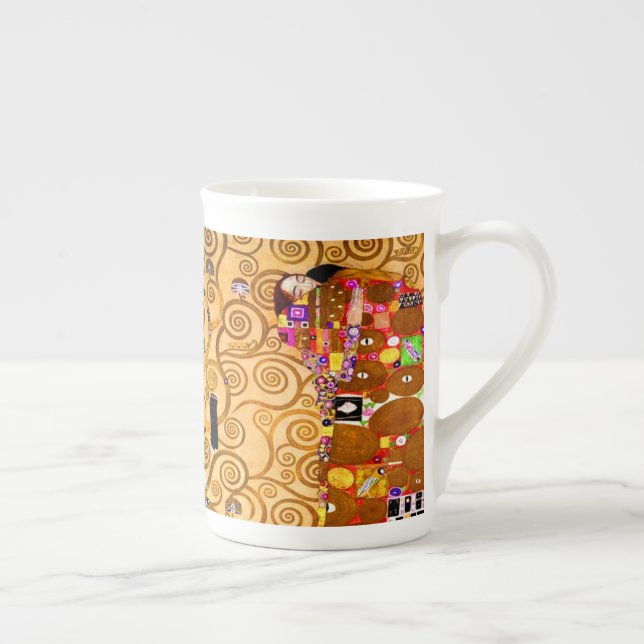 Gustav Klimt Tree of Life Bone China Mug (Right)