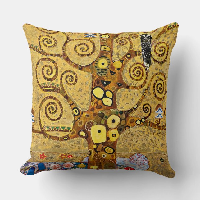 Gustav Klimt , "Tree of Life" Cushion (Front)