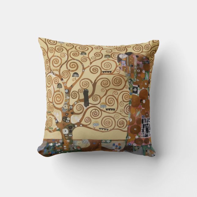 Gustav Klimt Tree Of Life Cushion (Front)