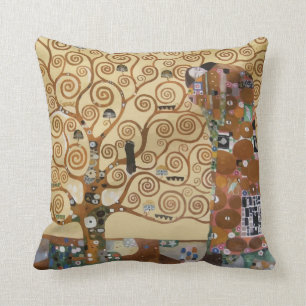 Gustav Klimt Tree Of Life Cushion