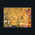 Gustav Klimt Tree of Life Enclosure Card<br><div class="desc">Enclosure Cards featuring Gustav Klimt’s mural The Tree of Life,  The Stoclet Frieze (1905-1911). It consists of three mosaics: The Expectation,  Knight,  and The Embrace. A beautiful woman,  a golden tree,  and two lovers in an embrace are depicted. A wonderful gift for fans of Art Nouveau and Austrian art.</div>