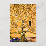 Gustav Klimt Tree of Life Enclosure Card<br><div class="desc">Enclosure Cards featuring Gustav Klimt’s mural The Tree of Life,  The Stoclet Frieze (1905-1911). It consists of three mosaics: The Expectation,  Knight,  and The Embrace. A beautiful woman,  a golden tree,  and two lovers in an embrace are depicted. A wonderful gift for fans of Art Nouveau and Austrian art.</div>