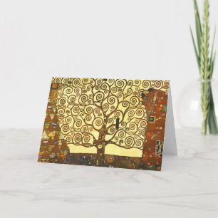 Gustav Klimt Tree of Life Greeting Card