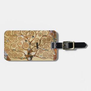 Gustav Klimt Tree Of Life Luggage Tag
