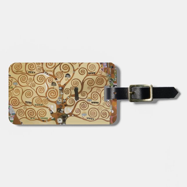 Gustav Klimt Tree Of Life Luggage Tag (Front Horizontal)