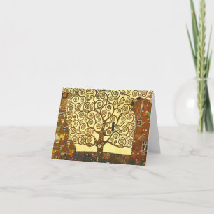 Gustav Klimt Tree of Life Note Card