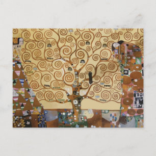 Gustav Klimt Tree Of Life Postcard