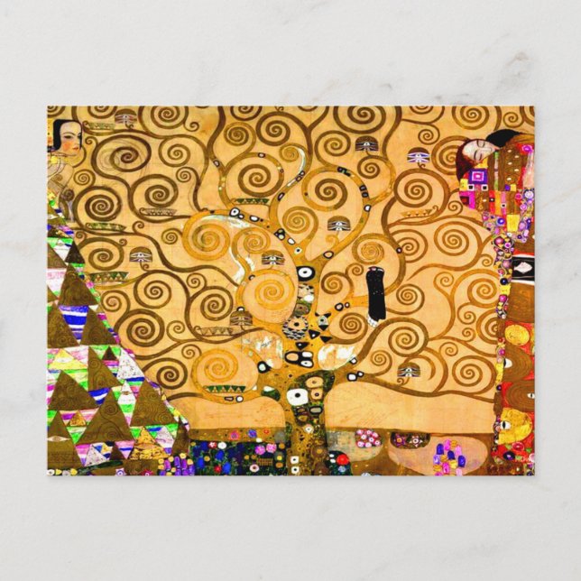 Gustav Klimt Tree of Life Postcard (Front)