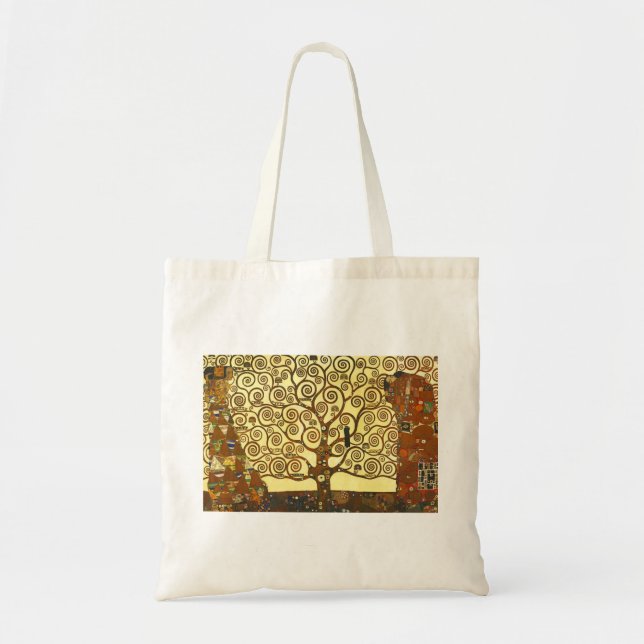 Gustav Klimt Tree of Life Tote Bag (Front)
