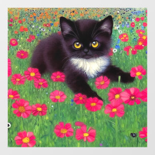 Gustav Klimt Tuxedo Cat