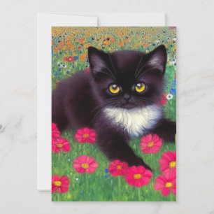 Gustav Klimt Tuxedo Cat Announcement
