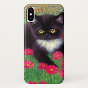 Gustav Klimt Tuxedo Cat Case-Mate iPhone Case