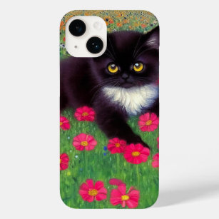 Gustav Klimt Tuxedo Cat Case-Mate iPhone 14 Case