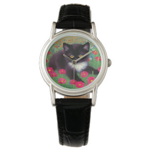 Gustav Klimt Tuxedo Cat Watch
