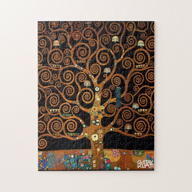 Gustav Klimt - Under the Tree of Life  Jigsaw Puzzle (Vertical)