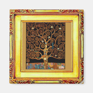 Gustav Klimt - Under the Tree of Life Magnet
