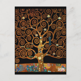 Gustav Klimt - Under the Tree of Life Postcard