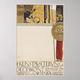 Gustav Klimt Vienna Secession Exhibition Art Print