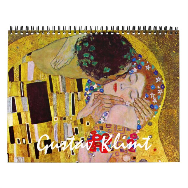 Gustav Klimt, Vintage Fine Art Nouveau Calendar (Cover)