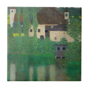 Gustav Klimt - Water Castle Ceramic Tile