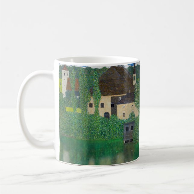 Gustav Klimt - Water Castle Coffee Mug (Left)