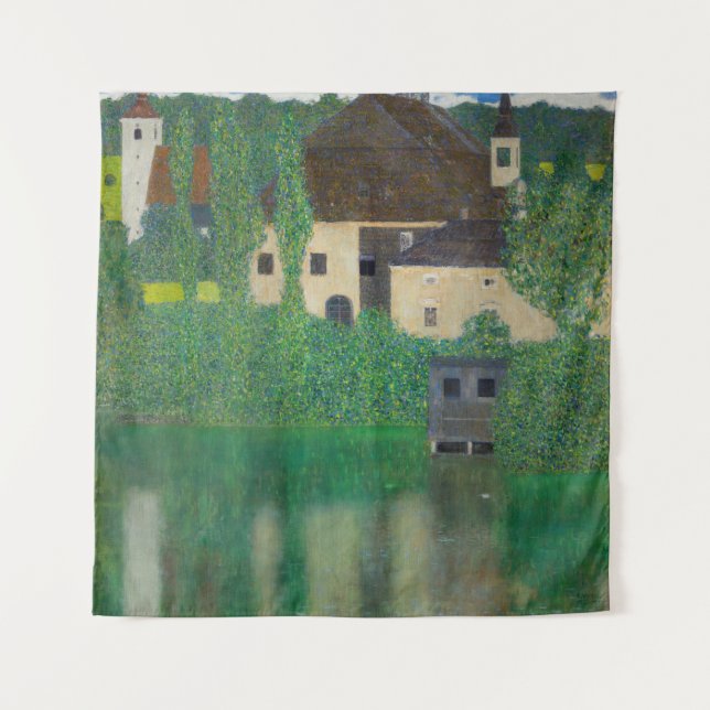 Gustav Klimt - Water Castle Tapestry (Front)