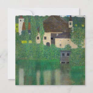 Gustav Klimt - Water Castle Thank You Card