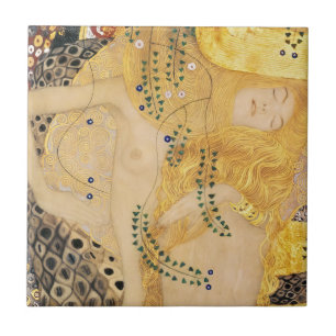 Gustav Klimt - Water Serpents I Ceramic Tile