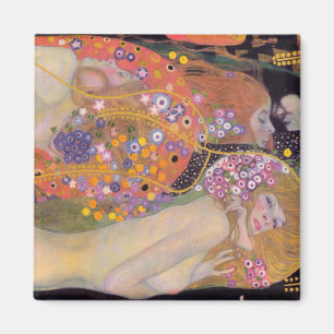 Gustav Klimt - Water Serpents II Magnet